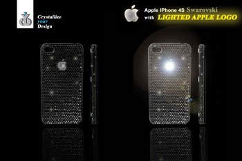 IPHONE 4S SWAROVSKI WITH LIGHTED APPLE LOGO