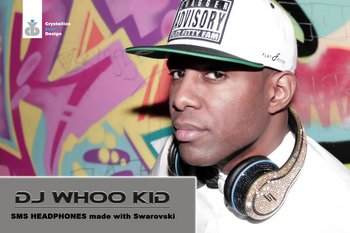 DJ WHOO KID Kopfhörer MADE WITH SWAROVSKI ® (von uns für DJ Whoo Kid)