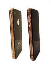 IPhone 4 Black 24Karat Gold
